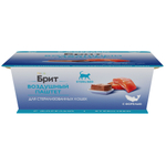 Brit Premium Воздушный паштет с форелью для взрослых стерилизованных кошек 100 г