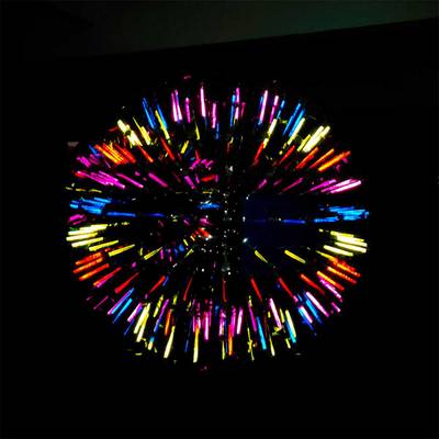 Светящийся зорб "Neo" ТПУ, усиленные сиденья, диаметр 3 м