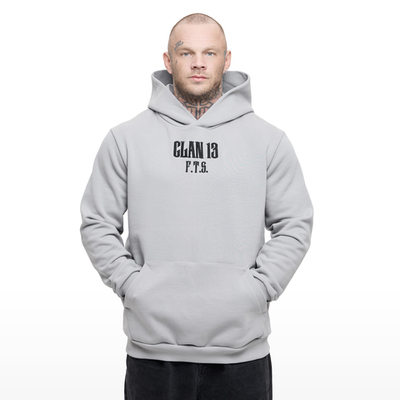 Худи Clan 13 Bas, серый