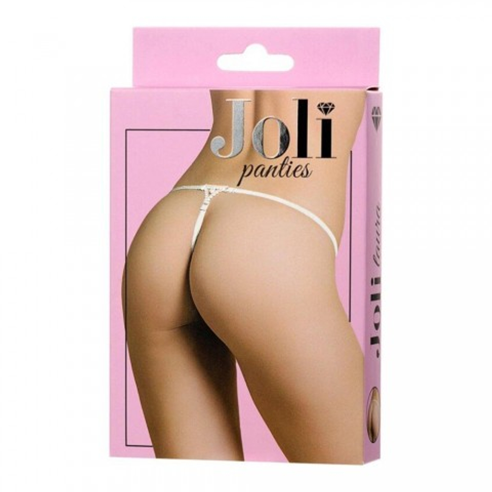 Трусики со стразами Joli Laura, белый, OS