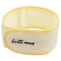 Повязка на голову на липучке (бежевая) La and Te beaute##La and Te Kit gumbeige1
