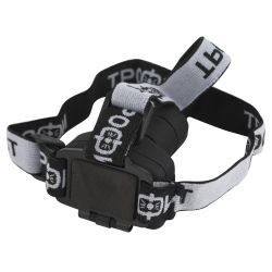 Фонарь налобный светодиодный Трофи Налобные GB-301 на батарейках мощный яркий 2 режима черный с регулируемым фокусом