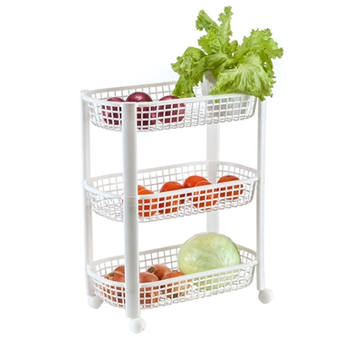 Полка для хранения овощей (3секции) на колесах М2730