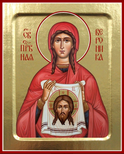 Икона Вероники, святой праведной на дереве: 125 х 160 (Синопсисъ)