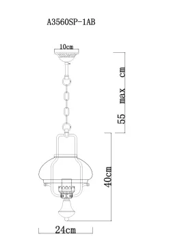 Подвесной светильник Arte Lamp