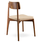 Стул aska, рогожка, орех/бежевый