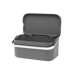 Brabantia Контейнер для мусора Sort & Go 1,8л, серый 117541