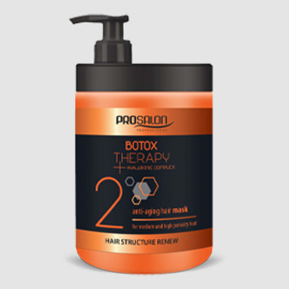 Prosalon Botox Therapy Mask 2 – Антивозрастная маска для волос, 1000 мл
