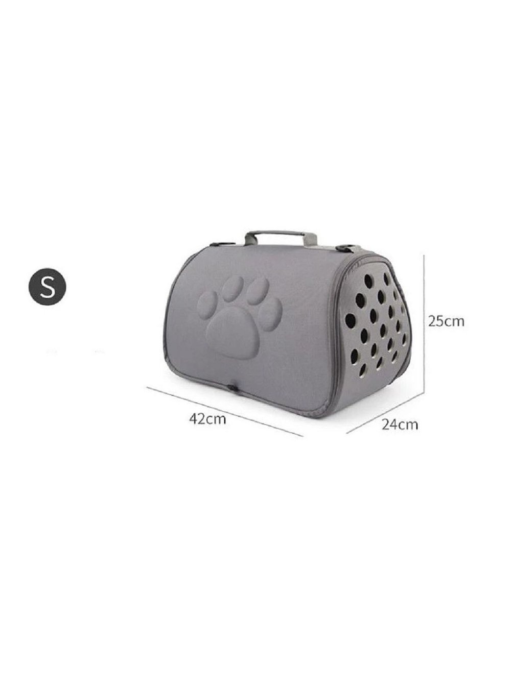 Складная сумка переноска для кошек и собак, размер S (42*24*25см)