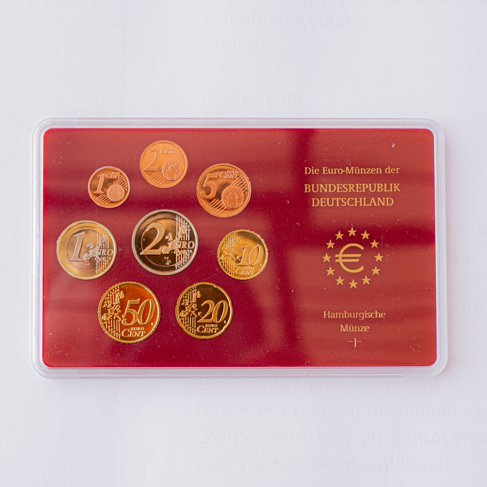 Germany 2002 Proof Coin Sets (A, D, F, G, J)