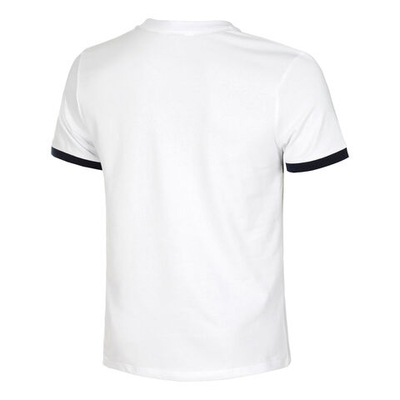 Мужское теннисное поло Roland Garros Color Block T-Shirt Men - White