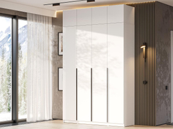 ШК 5 шкаф 1600 + антресоль + полки 1 комплект + ящики 1 комплект / Белый