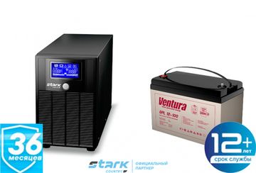 Комплект ИБП SC 1000 LI + GPL 12-100