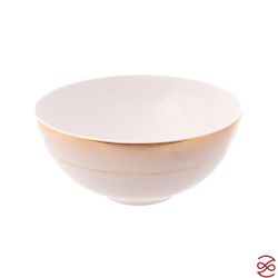 Набор салатников Falkenporzellan Deluxe Shape - Rio White Gold 21 см (6 шт)