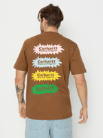 Футболка Carhartt WIP Bam коричневая