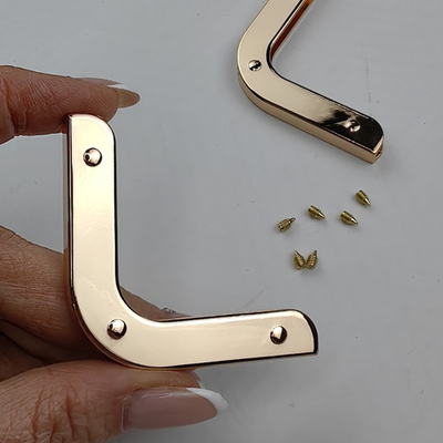 Уголки для сумки скругленные Золото