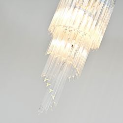 Подвесная Люстра Odeon Chandelier Helix Clear 29 By Imperiumloft