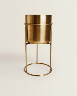 ZARA HOME ЗОЛОТОЙ ГОРШОК ДЛЯ ЦВЕТОВ