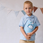 Наклейки для школы Динозавр (синий), 56 шт