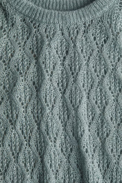 H&M Трикотажный свитер, темно-бирюзовый