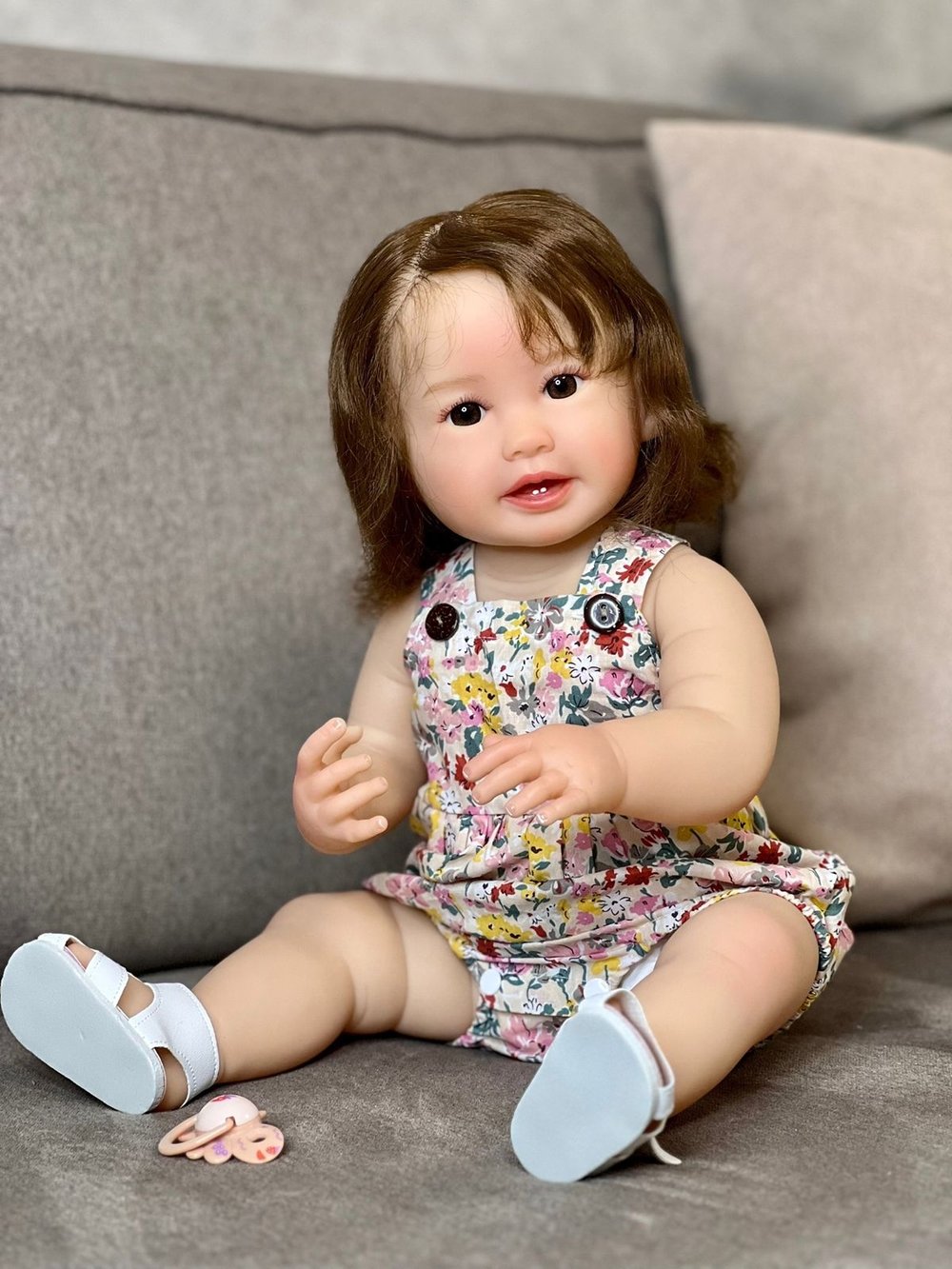 Кукла Реборн виниловая 55см в пакете (FA-135)