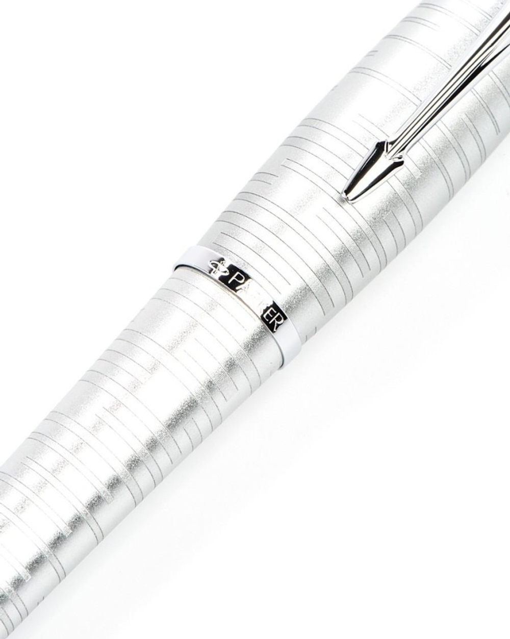 Подарочный набор: Перьевая ручка Parker Urban Premium Silver -Blue и Записная книжка серая тон. блок, цв. срез.