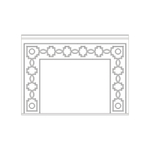 Стена RODECOR Эрте Ф2 77442AR**