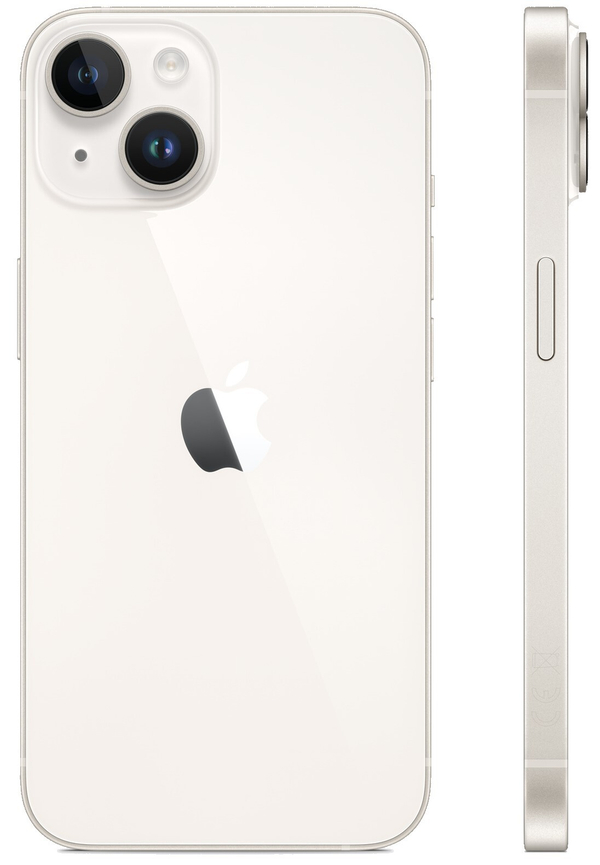 Смартфон Apple iPhone 14 128 ГБ («Сияющая звезда» | Starlight) SIM + eSIM