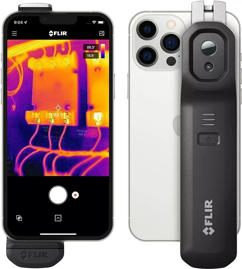 Тепловизор Flir One Edge Pro, для смартфона, Bluetooth/Wi-Fi, разрешение 160x120px, -20°C до +400°C