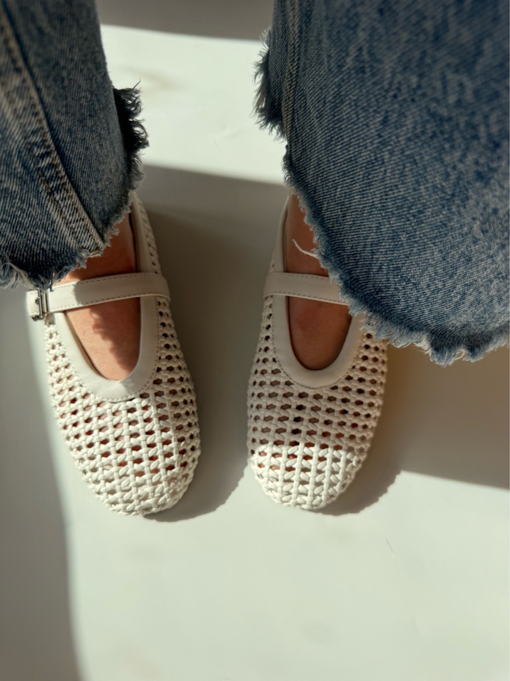 Балетки из натуральной кожи LAURA