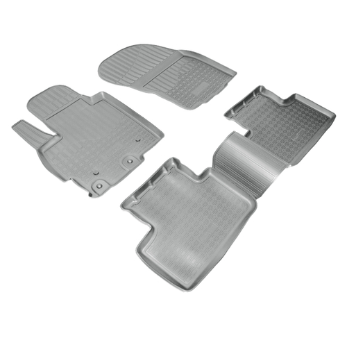 Ковры в салон Norplast/Unidec для Citroen C4 AirCross в кузове B (2011-), Серый, арт.NPL-Po-59-05-G