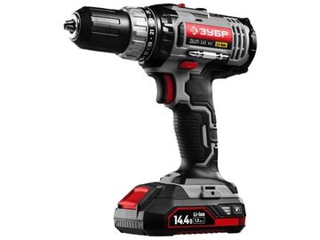 Дрель-шуруповерт в кейсе,ЗУБР  ДШЛ-141 КН