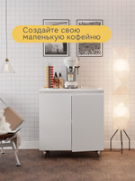 Кухонный модуль напольный, 80х45х83, Севилья, кухонный шкаф, белый, Dipriz