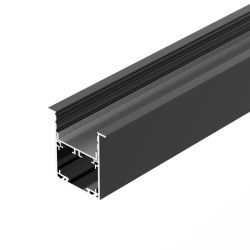 Профиль SL-LINIA52-3L-F-2000 ANOD BLACK (Arlight, Алюминий) 044685