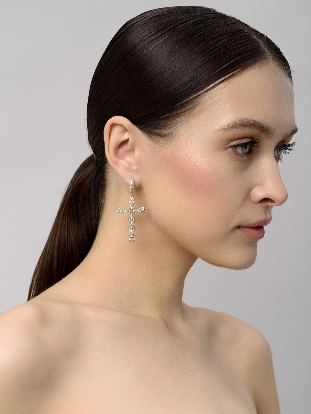 Серьги "Winter Magic" Gold