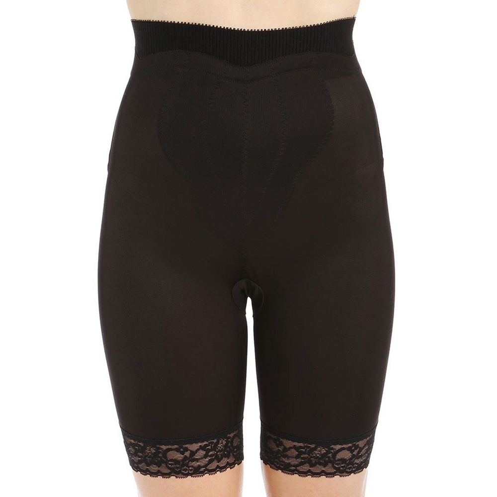 Шелковистые корсетные панталоны (Размер: 7X) (Цвет: черный)