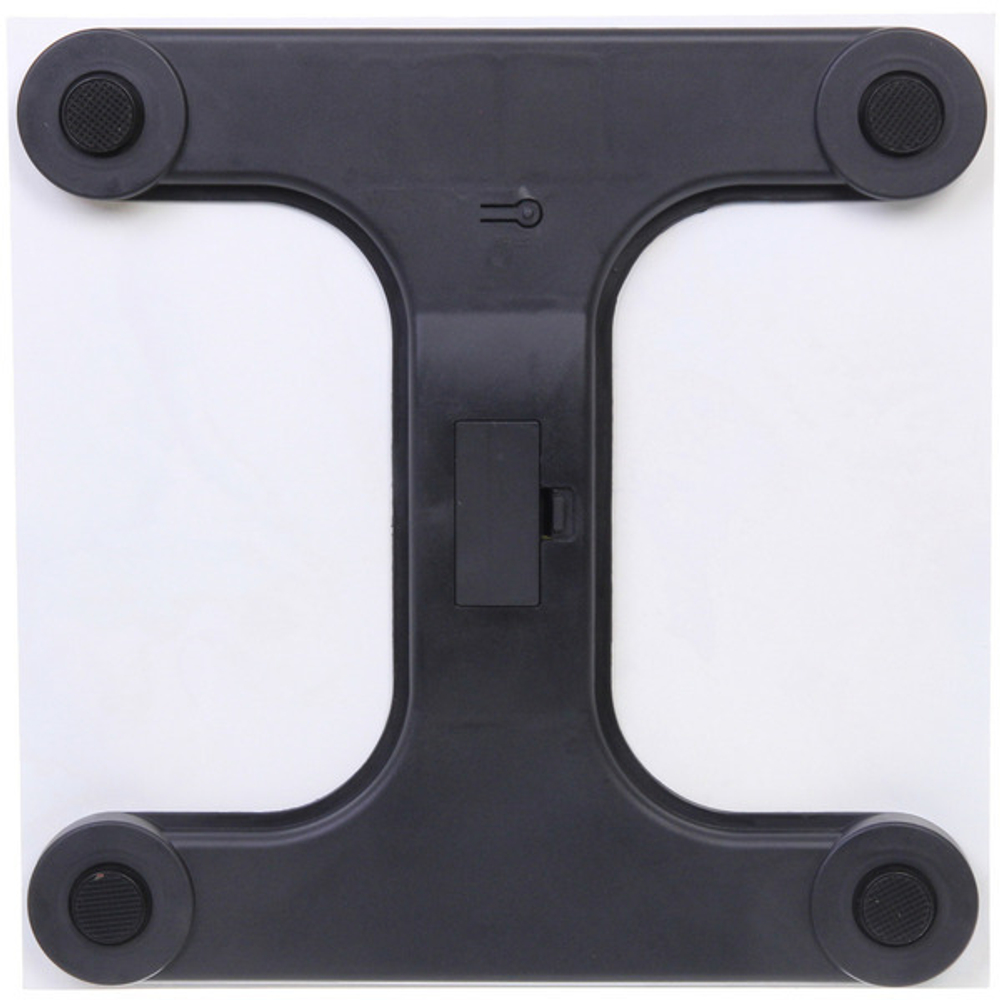 Весы напольные электронные «SMART- circle» 28*28*0,5 см, bluetooth+APP (работает от 2хААА), белый