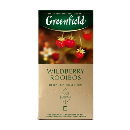 Чай черный в пакетиках Greenfield Wildberry Rooibos, 25 пак