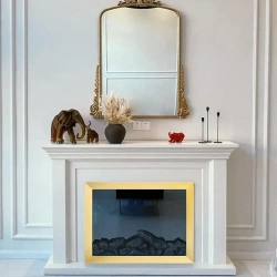 Молдинг декор на стену для интерьера самоклеющийся DP 10 GS золото матовое