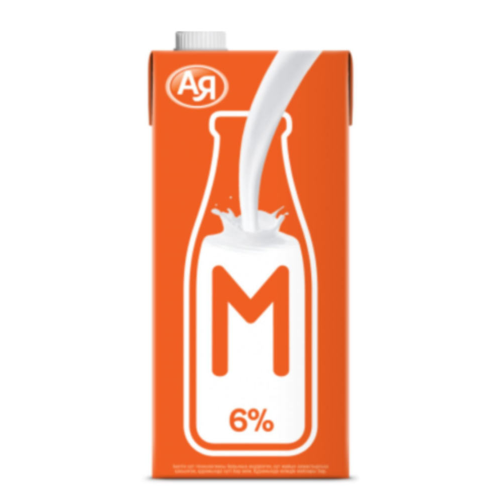 Молоко АЯ 6% 925 мл т/п