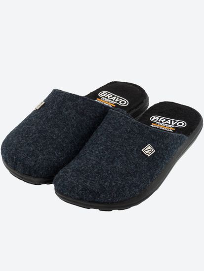 505 "Zima" | Женские сабо (темно-синий)