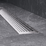 Трап для душа линейный, универсальный затвор Cut Gradient, 70 см AM.PM MasterFlow W01SC-P11-070-01SB