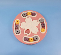 Игрушка-кормушка для домашних животных, «Сакура». Цвет: розовый. "Чистый котик"