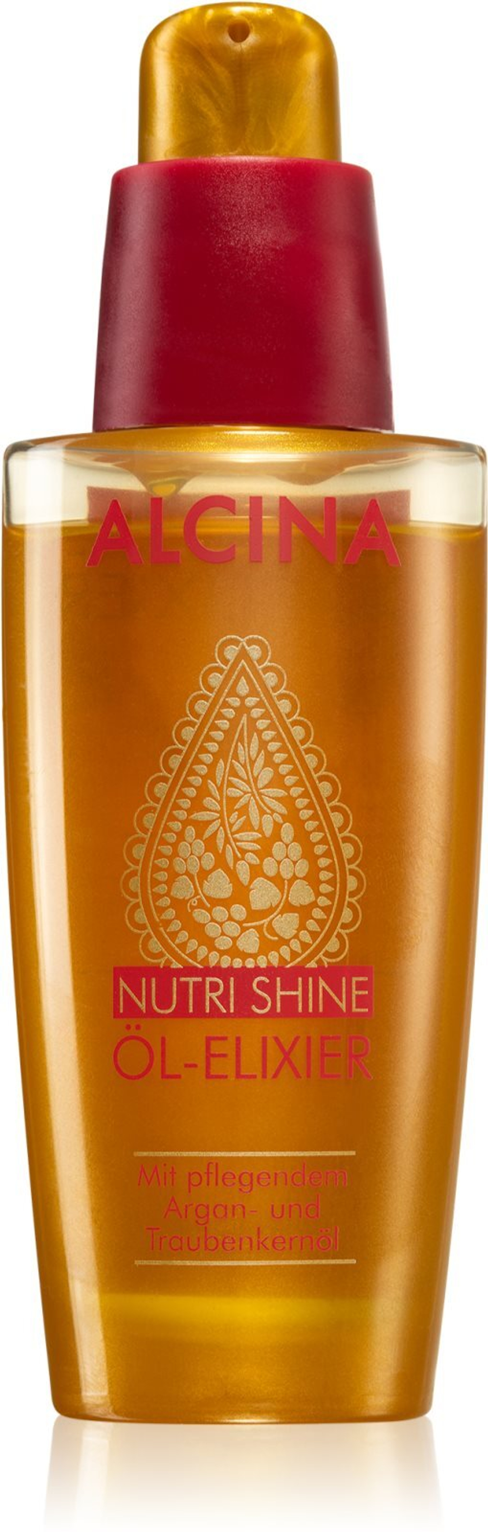 Alcina Nutri Shine - масляный эликсир для блестящих и гладких волос /   50  ml  / GTIN 4008666107879