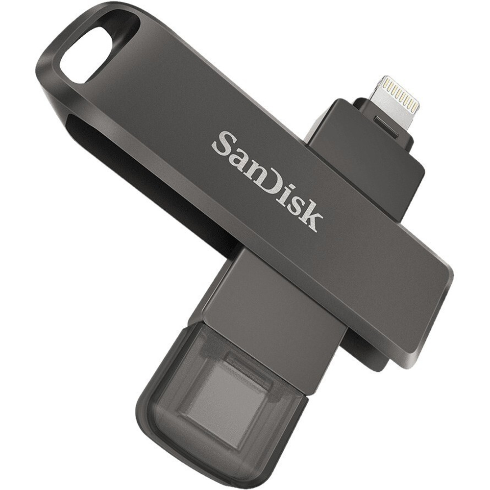 Флеш-накопитель SanDisk iXpand Flash Drive Luxe USB 3.1 Type-C/Lightning  128GB купить за 6 790 ₽ в фотомагазине Лигафото