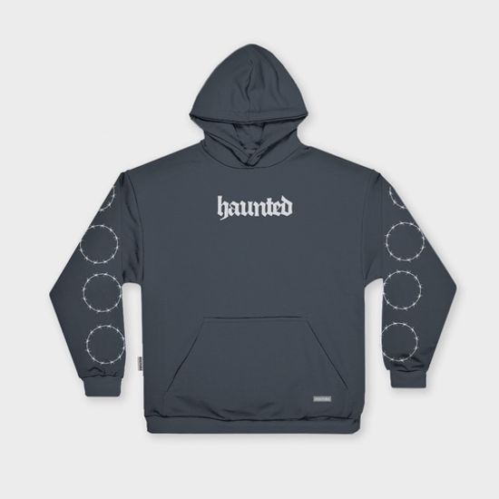 Худи КУЛЬТУРА "Haunted " (серый)