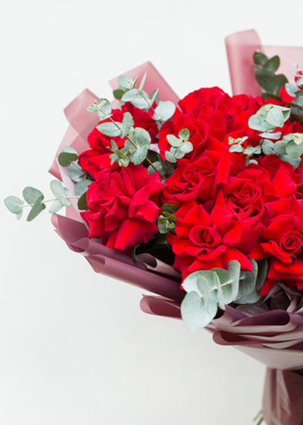 Букет из французских роз XL #6