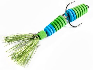 Приманка джиг. LJ PENNON SLOTWORM зел./син. в блистере