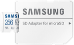 Карта памяти Samsung EVO Plus microSDXC 256 ГБ Class 10, V30, A2, UHS-I U3, R 130 МБ/с, адаптер на SD