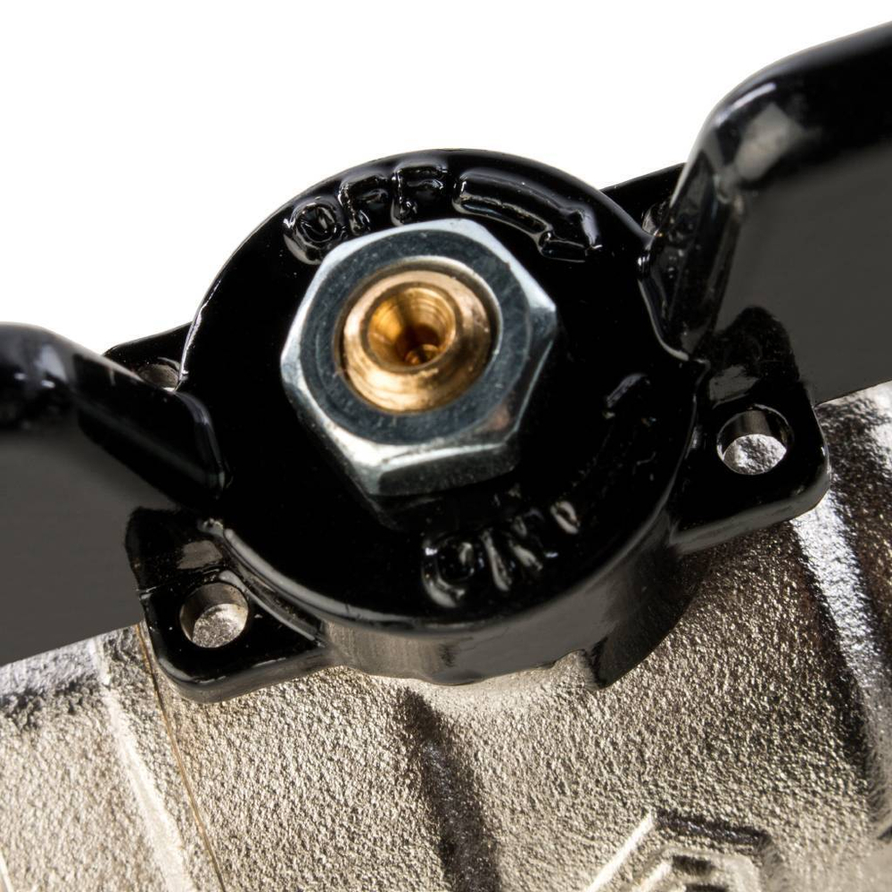 Кран шаровой угловой с американкой полнопроходной 20